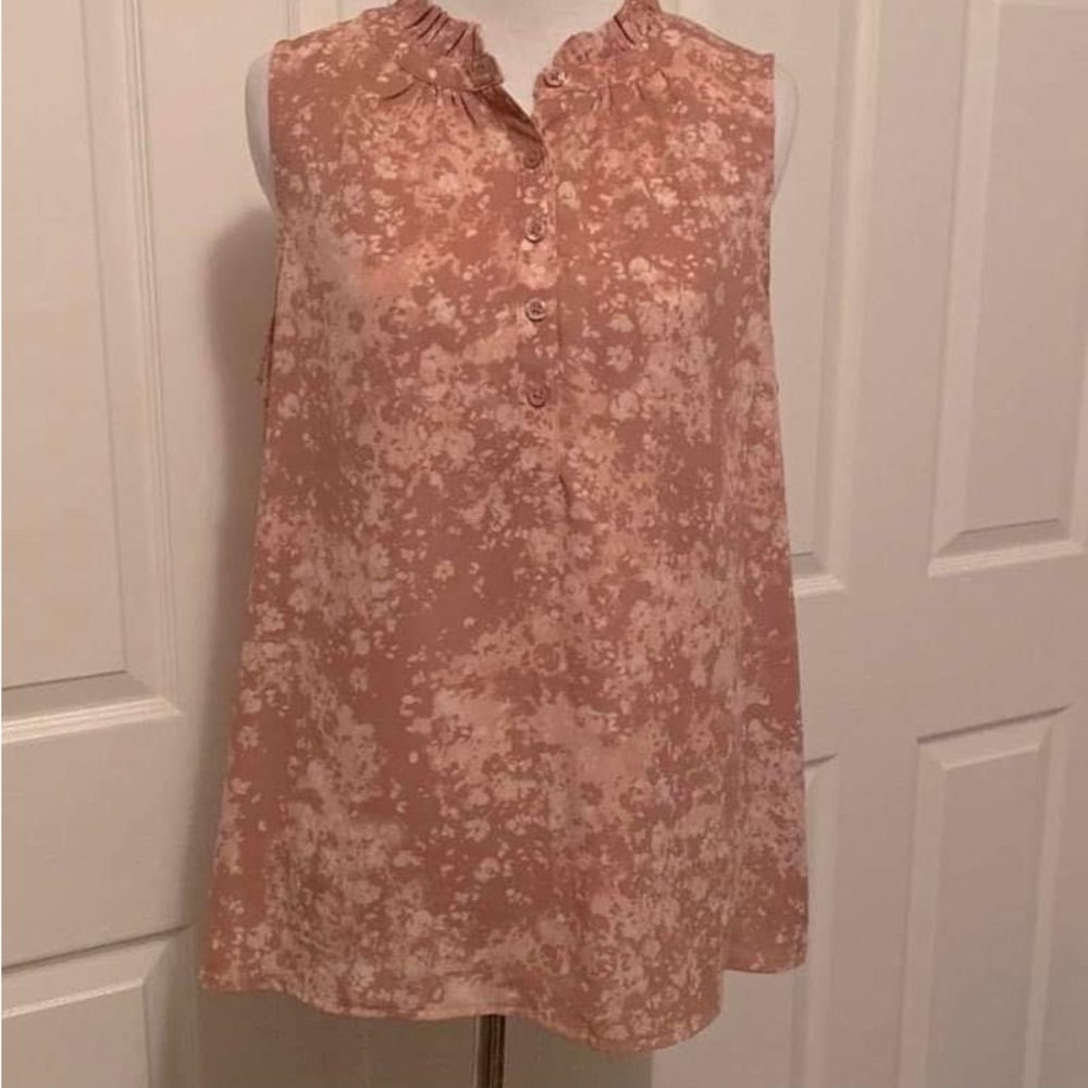 Vera wang ruffle blouse